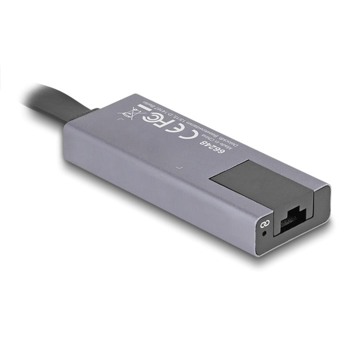 Load image into Gallery viewer, Delock usb-c > 2.5 gigabit lan slim netwerkadapter (grijs)

