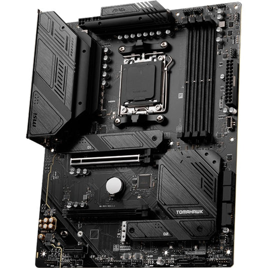 Msi mag b650 tomahawk wifi socket am5 moederbord (zwart, raid, 2.5 gb-lan, wi-fi 6e, bt, sound, atx)