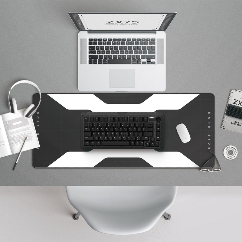 Load image into Gallery viewer, Iqunix zx75 dark side wireless mechanical keyboard (zwart, us lay-out (qwerty), gateron brown, 75%, rgb leds, hot-swappable, double-shot pbt, 2.4ghz | bluetooth 5.1 | usb-c)
