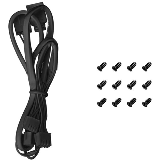 Deepcool fd14 argb case fans (zwart, 3 stuks, 140 x 140 x 25 mm, pwm)