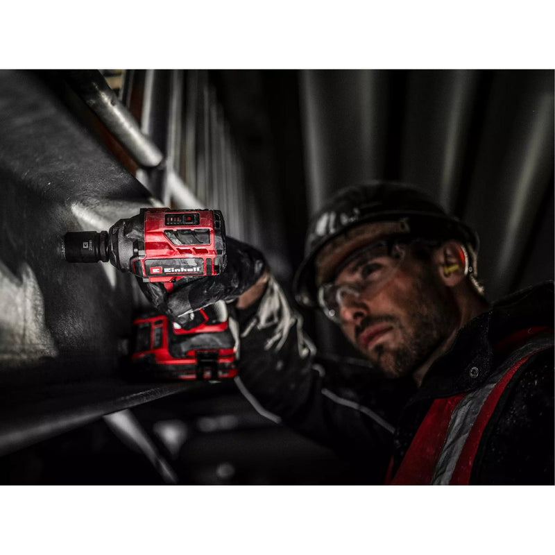 Load image into Gallery viewer, Einhell professional accu slagmoersleutel tp-cw 18 350-c li bl-solo (rood zwart, power x-change, accu en oplader niet inbegrepen)
