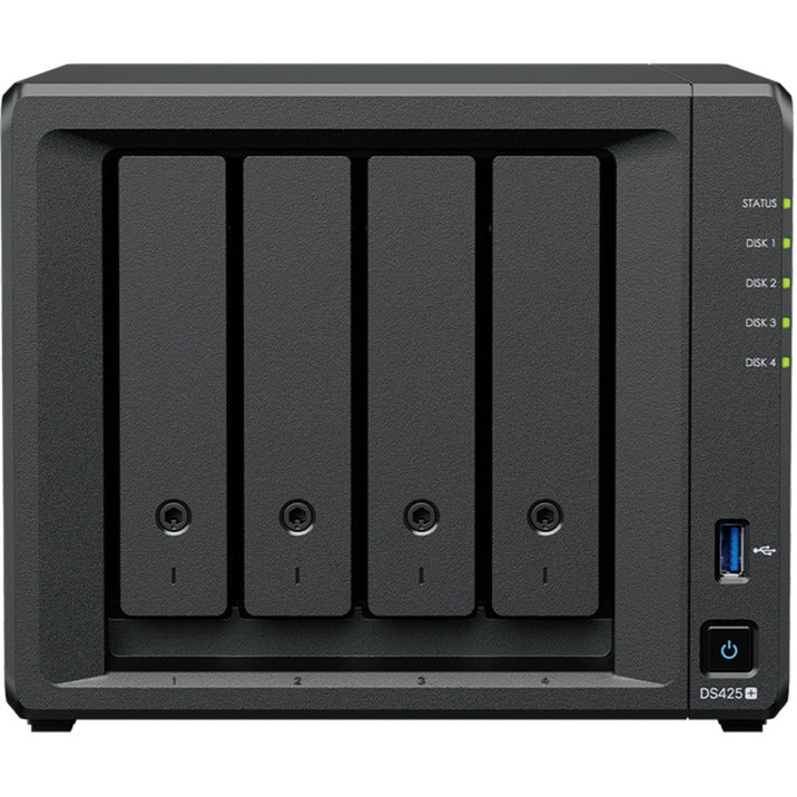 Load image into Gallery viewer, Synology diskstation ds425+ nas (zwart, 2x lan, 2x usb-a 3.2 (5 gbit s))
