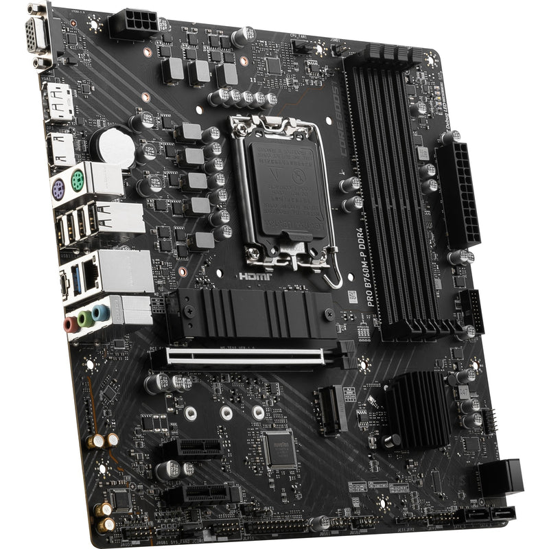 Chargez l'image dans la visionneuse de la galerie, Msi pro b760m-p ddr4 socket 1700 moederbord (zwart, raid, gb-lan, sound, µatx)
