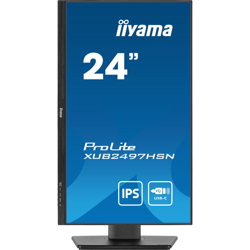 Load image into Gallery viewer, Iiyama prolite xub2497hsn-b2 23.8 monitor (zwart, hdmi, displayport, 3x usb-a, usb-c, rj-45)
