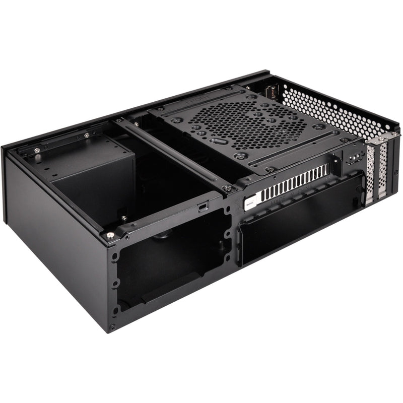 Load image into Gallery viewer, Silverstone sst-ml09b htpc behuizing (zwart | 2x usb-a)
