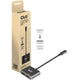 Club 3d usb-c (dp alt-mode) naar displayport + hdmi hub (zwart)