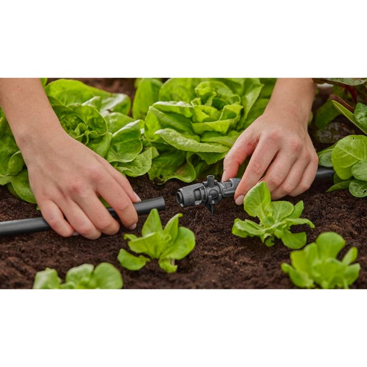 Load image into Gallery viewer, Gardena micro-drip-system t-stuk voor sproeiers verbinding (donkergrijs)

