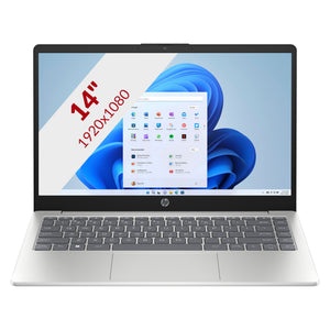 Hp 14-em0065nd (bn6k7ea) 14 laptop (zilver | ryzen 5 7520u | radeon 610m | 16 gb | 512 gb ssd)