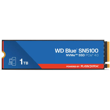 Sandisk blue sn5100 nvme, 1 tb ssd (blauw, wds100t5b0e, m.2 2280, pcie gen4)