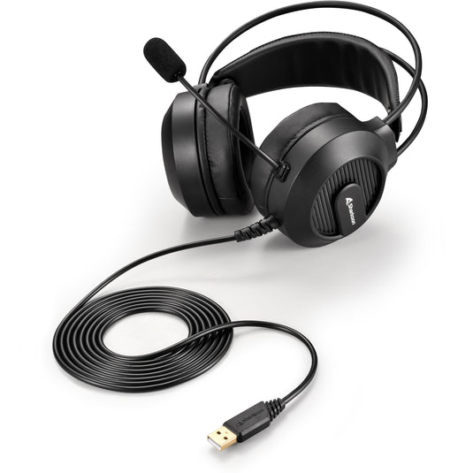 Sharkoon skiller sgh20 over-ear gaming headset (zwart, pc, playstation 5)