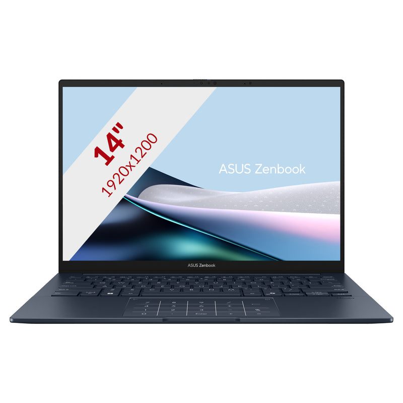 Afbeelding laden in galerijviewer, Asus zenbook 14 oled ux3405ca-qd012w 14 laptop (blauw | core ultra 7 255h | arc 140t | 32 gb | 1 tb ssd)

