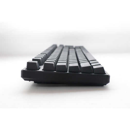 Ducky origin phantom black mechanisch toetsenbord (zwart, us lay-out (qwerty), cherry mx speed silver, 100%, hot swap, pbt double-shot keycaps)