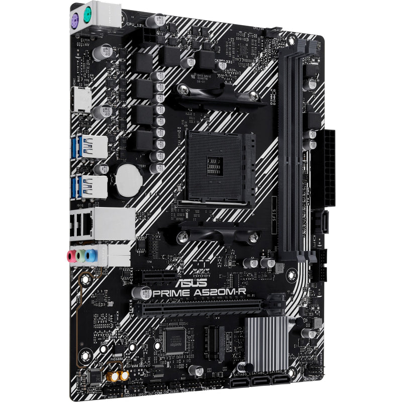 Load image into Gallery viewer, Asus prime a520m-r socket am4 moederbord (raid, gb-lan, sound, µatx)
