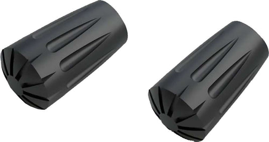 Silva trekking running poles rubber paws