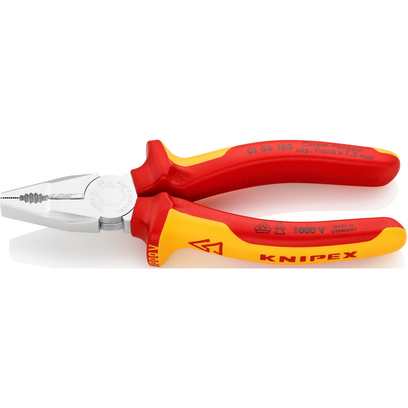 Load image into Gallery viewer, Knipex kombitang 01 06 160 combinatietang (rood geel)
