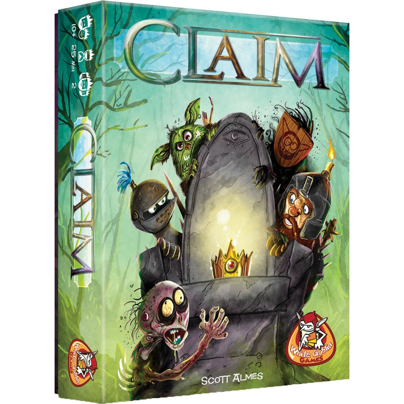 Load image into Gallery viewer, White goblin games claim kaartspel (nederlands, 2 spelers, 25 minuten, vanaf 10 jaar)
