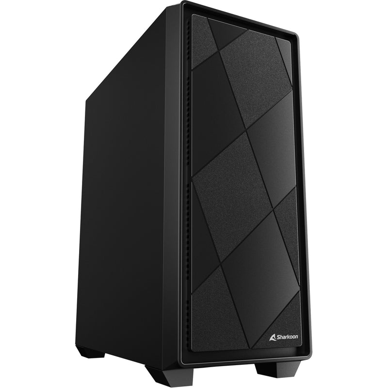 Load image into Gallery viewer, Sharkoon vs8 black midi tower behuizing (zwart | 3x usb-a)

