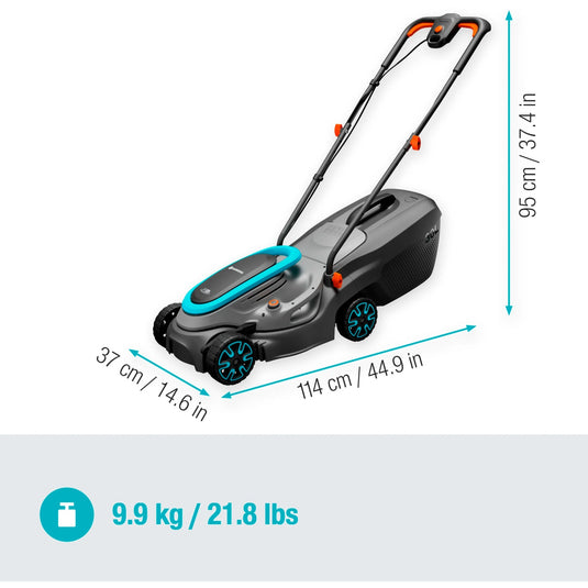 Gardena powermax 32 18v p4a solo grasmaaier accu zonder accu, zonder lader 18 v snijbreedte max. 320 mm