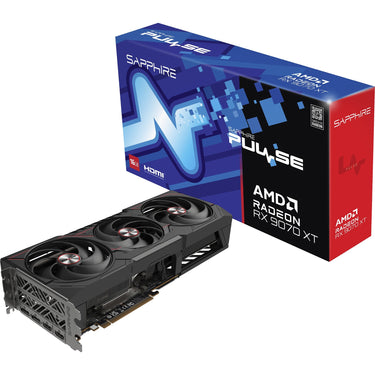 Sapphire radeon rx 9070 xt pulse grafische kaart (zwart, 2x displayport, 2x hdmi 2.1, rdna4)
