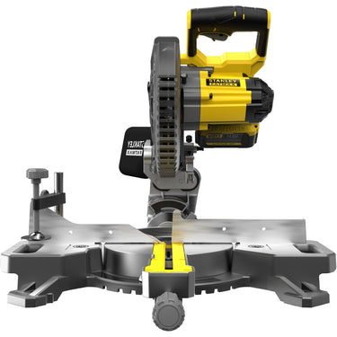 Stanley fatmax v20 18v 4.0ah 190 mm afkort- en verstekzaag (geel zwart, accu (18v, 4.0ah) en oplader (2a) inbegrepen)
