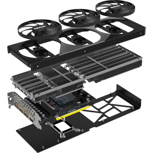 Inno3d geforce rtx 5080 x3 grafische kaart (dlss 4, 3x displayport, 1x hdmi 2.1)