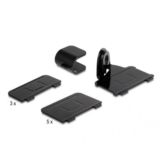 Delock 112w usb oplaadstation met 3x usb-c pd + 3x usb-a (grijs, 3x usb-c, 3x usb-a)