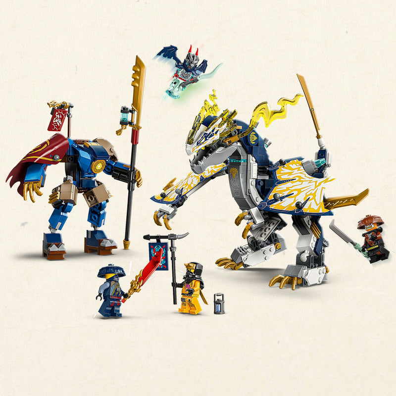 Afbeelding laden in galerijviewer, Lego ninjago - rogue's mecha drakenrijder constructiespeelgoed (71843)
