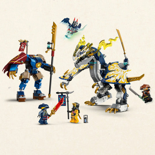 Lego ninjago - rogue's mecha drakenrijder constructiespeelgoed (71843)
