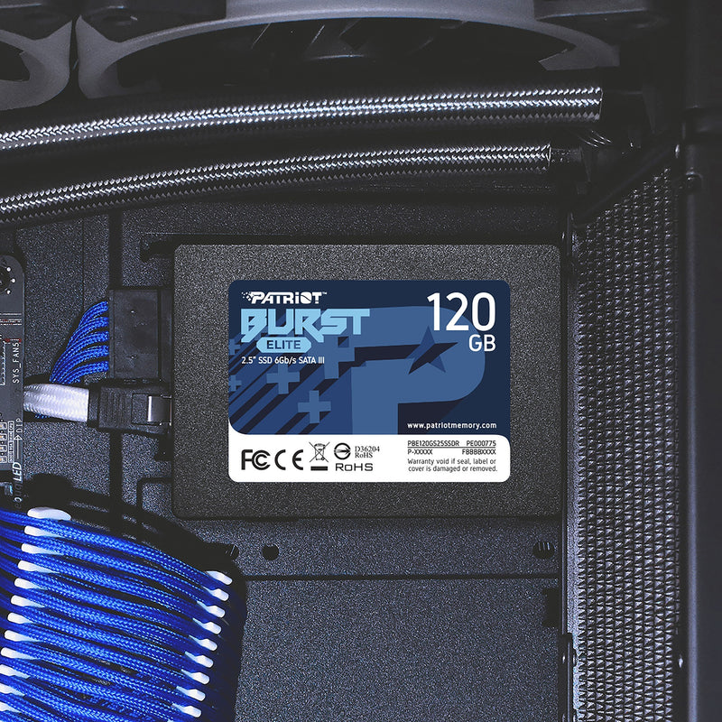 Load image into Gallery viewer, Patriot burst elite 120 gb ssd (zwart, pbe120gs25ssdr, sata 6 gb s)
