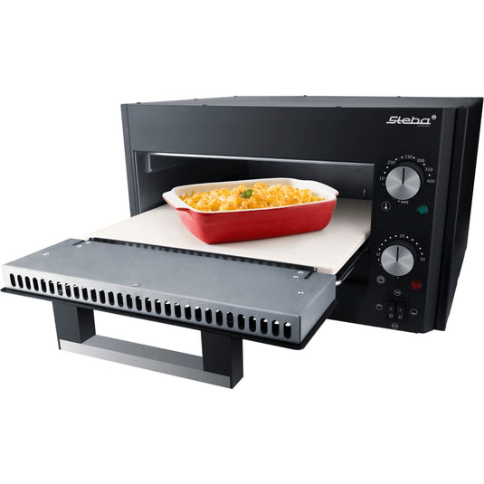 Steba power pizza maker pb 1800 pizzaoven (zwart, 1800 watt)