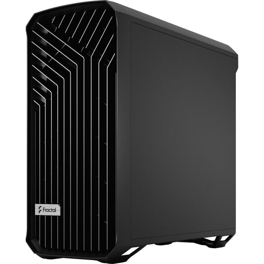Fractal design torrent black solid midi tower behuizing (zwart | 2x usb-a | 1x usb-c)