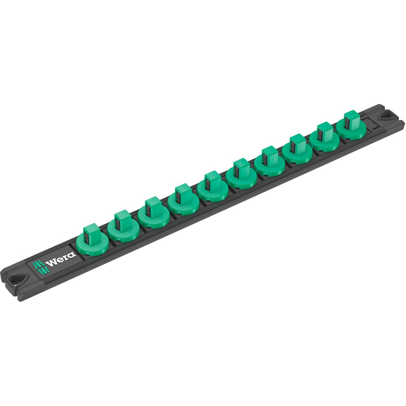 Afbeelding laden in galerijviewer, Wera 9608 dop-magneetstrip b impaktor imperial 1 dopsleutel (zwart groen, 9‑delig)
