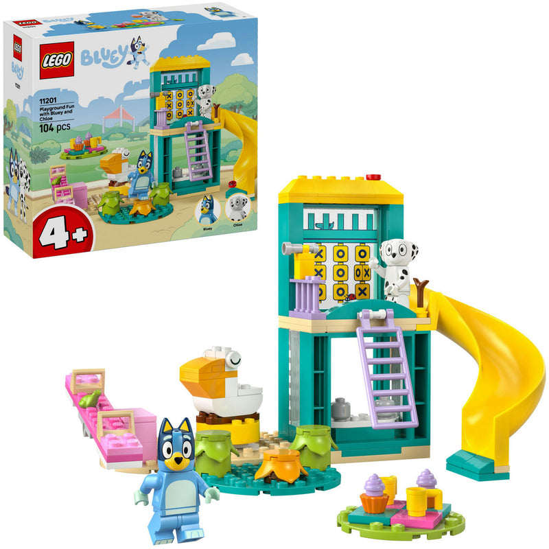 Load image into Gallery viewer, Lego duplo 11201 bluey en chloe in de speeltuin
