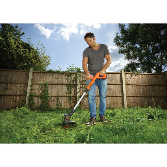 Black+decker st1823b-xj 18v afs grastrimmer 25cm (oranje zwart, accu en oplader niet inbegrepen)