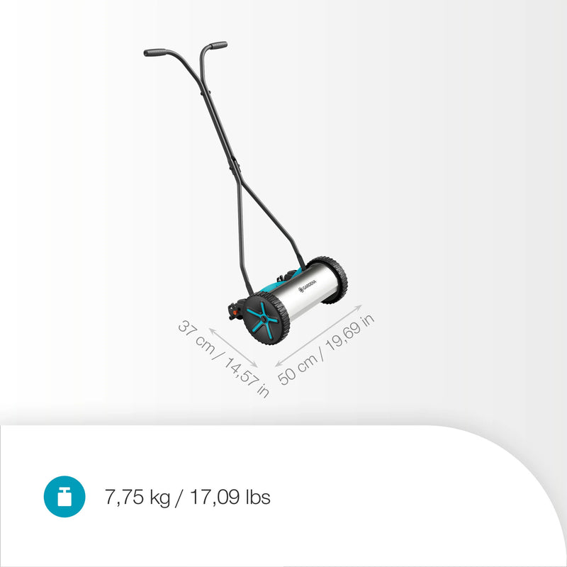 Load image into Gallery viewer, Gardena kooimesmaaier comfort 330 kooimaaier (grijs turquoise, 11750-20)

