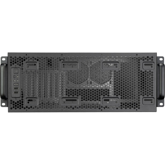 Silverstone rm4a rack behuizing (zwart | 4u | usb-c)