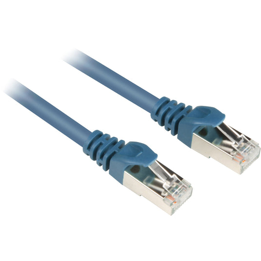 Sharkoon cat.6 netwerkkabel (blauw, 0,25 meter, sftp, rj-45)