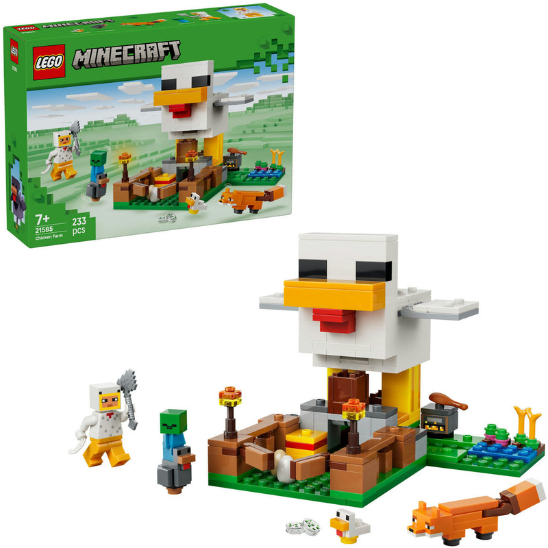 Load image into Gallery viewer, Lego minecraft 21585 kippenboerderij
