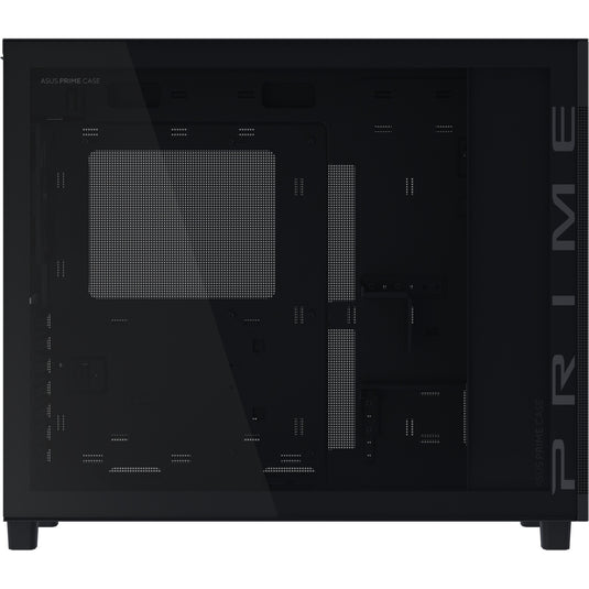 Asus prime ap303 - tempered glass panel midi tower behuizing (zwart | 2x usb-a | 1x usb-c | tempered glass)