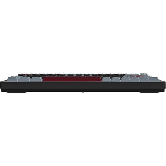 Montech mkey pro darkness rgb mechanisch toetsenbord (zwart, us lay-out (qwerty), gateron g pro brown, 75%, hot-swappable, rgb, double-shot pbt, usb-c | 2.4 ghz | bluetooth 5.2)