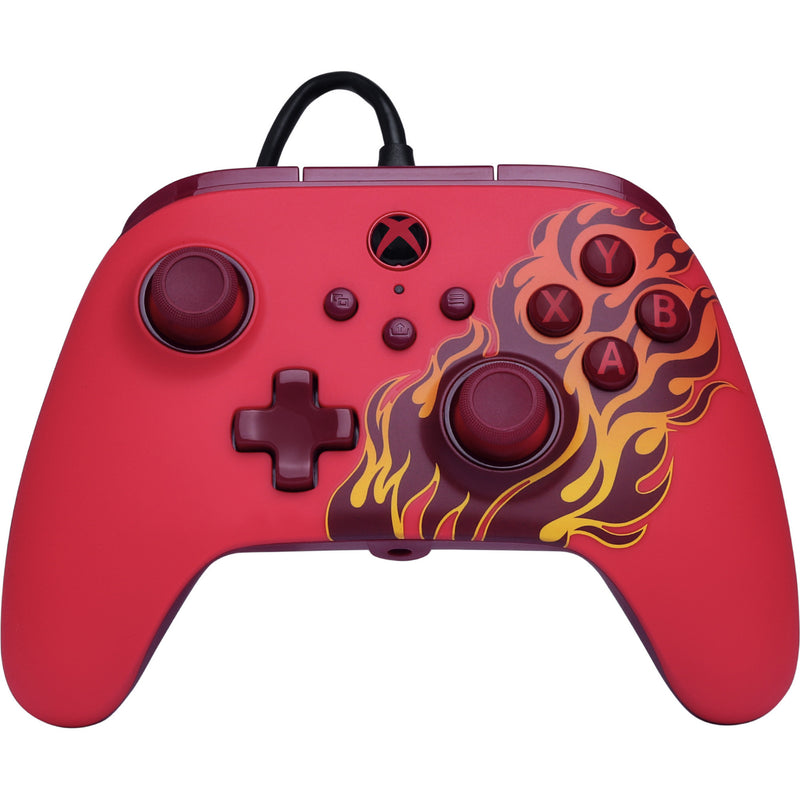 Chargez l'image dans la visionneuse de la galerie, Powera advantage controller met kabel voor de xbox series x|s - rood vuur (rood, xbox series x|s, xbox one, pc)

