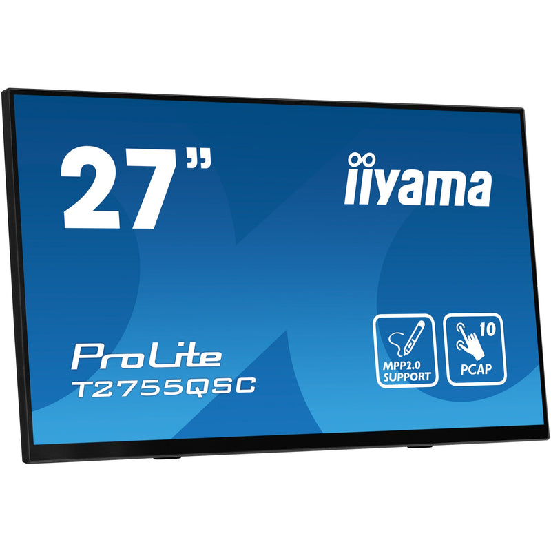 Afbeelding laden in galerijviewer, Iiyama prolite t2755qsc-b1 27 touchscreen monitor (zwart, hdmi, displayport, 2x usb-a, usb-b)
