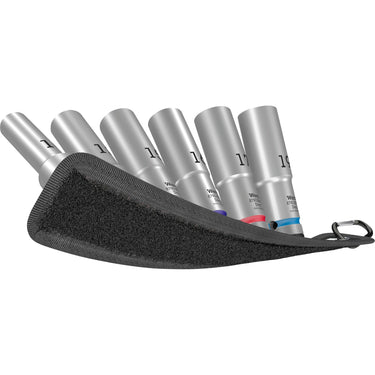 Wera belt c deep 1 doppenset, 1 2 dopsleutel (zwart, 6-delig)