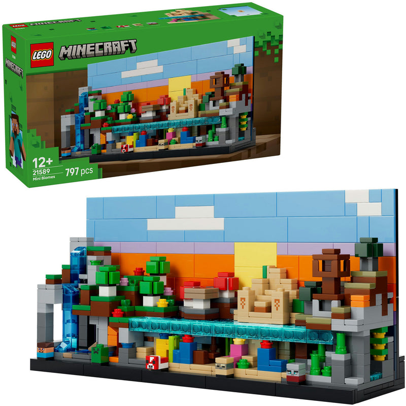 Load image into Gallery viewer, Lego minecraft 21589 minibiomen
