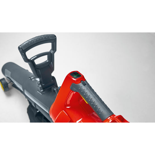 Wolf-garten accu bladblazer lycos 40 480 v set bladzuiger bladblazer (rood zwart, accu inbegrepen)