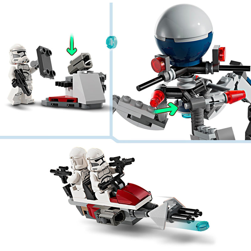 Load image into Gallery viewer, Lego star wars 75372 clone trooper en battle droid battle pack
