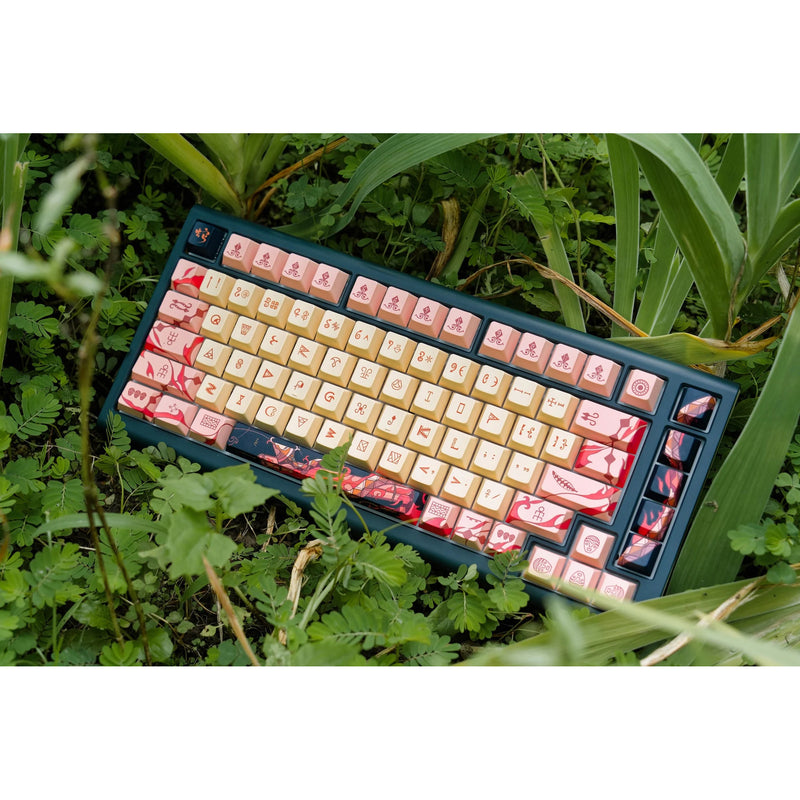Load image into Gallery viewer, Ducky year of the snake 2025 limited edition rgb mechanisch gaming toetsenbord (zwart, us lay-out (qwerty), cherry mx2a brown, 75%, rgb, pbt dye-sub keycaps, hot-swap)

