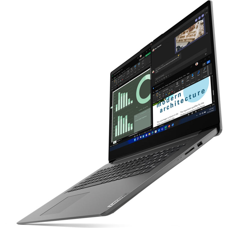 Load image into Gallery viewer, Lenovo v17 g4 (83a2004tmh) 17.3 laptop (grijs | i5-13420h | uhd graphics | 16 gb | 512 gb)
