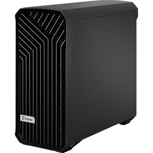 Fractal design torrent black solid midi tower behuizing (zwart | 2x usb-a | 1x usb-c)