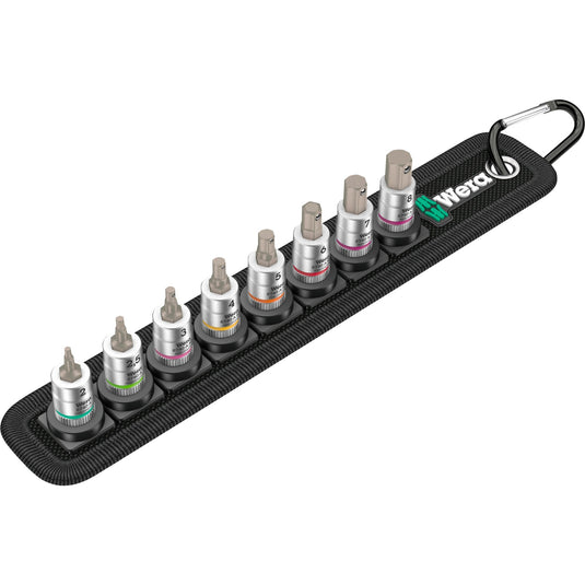 Wera belt a 2 zyklop hexagon bit socket set w holding function